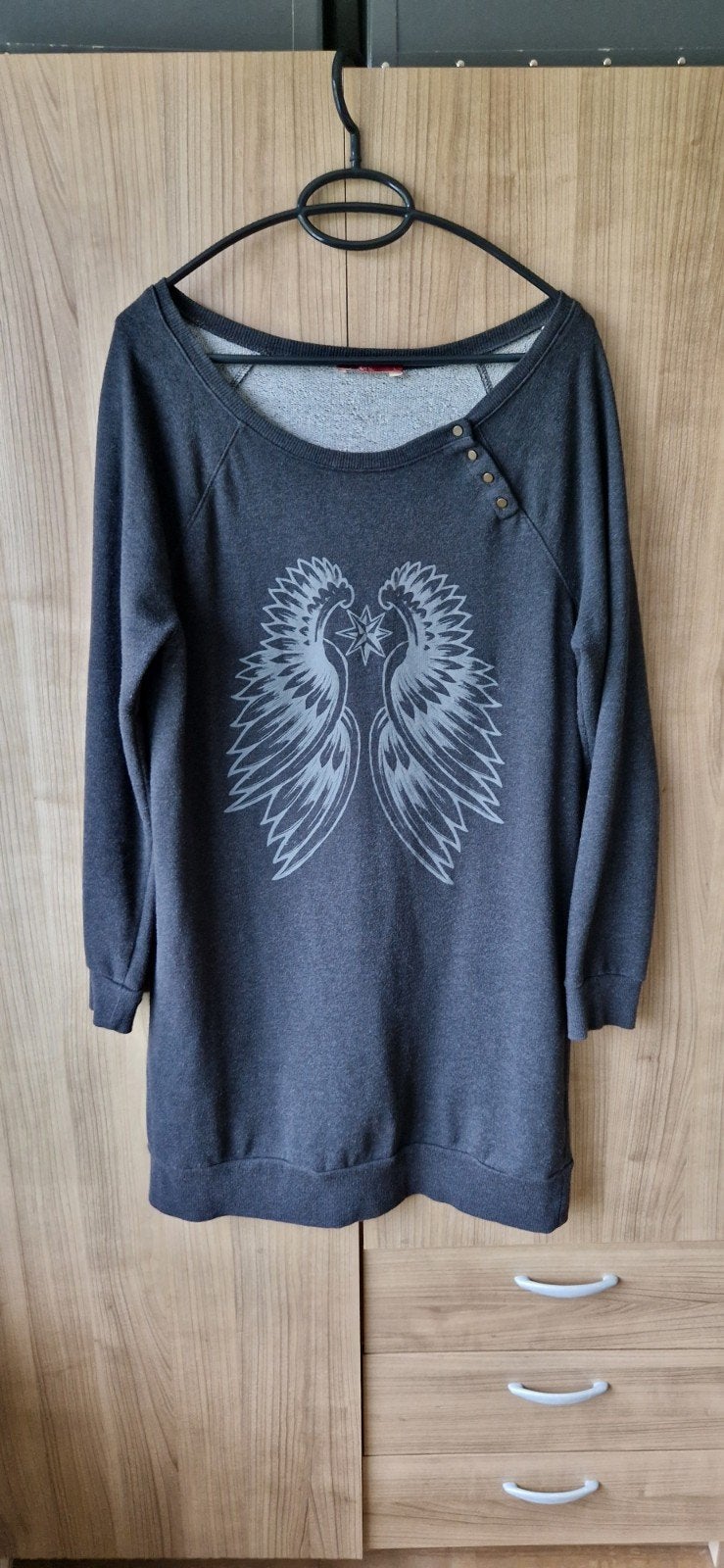 Leuke jurk, Kleding | Dames, Jurken, Maat 42/44 (L), Ophalen of Verzenden, EDC by Esprit, Grijs
