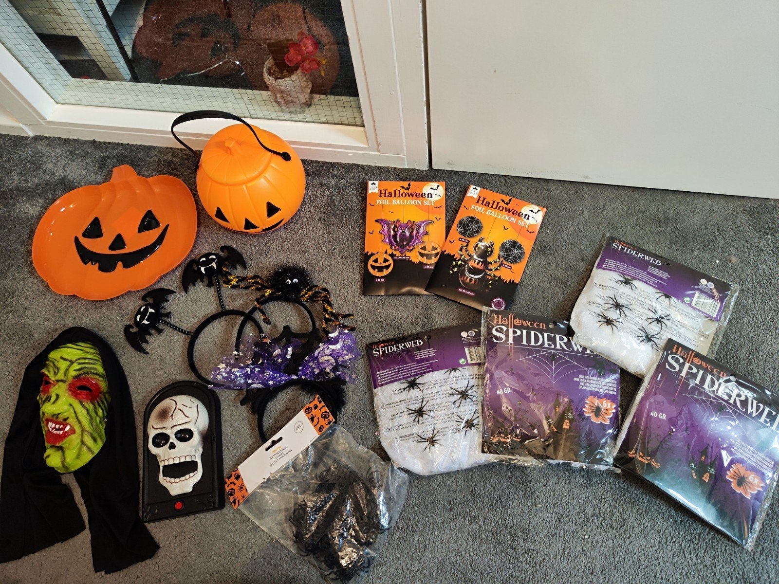 Leuke nieuwe Halloween versiering en accessoires, Ophalen of Verzenden, Nieuw, Versiering, Halloween of Griezel