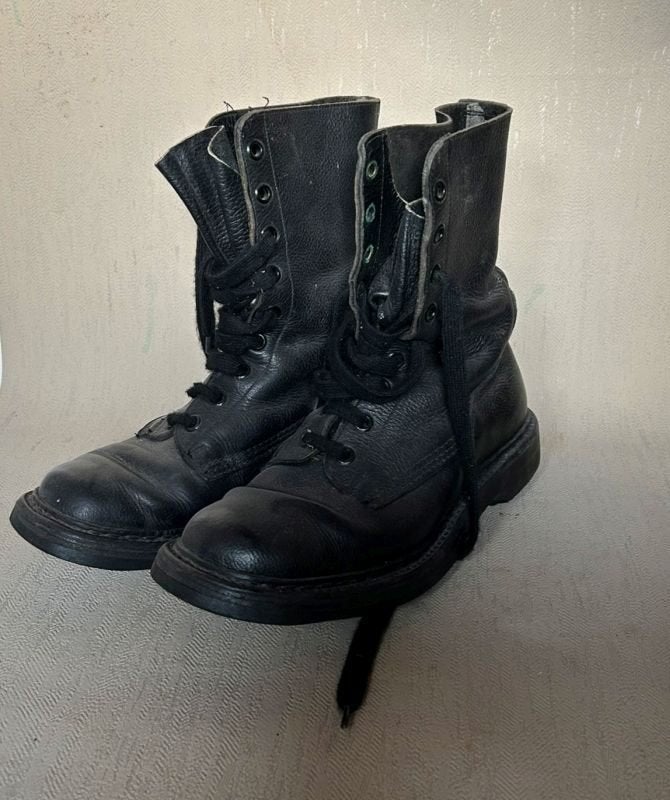 ABL legerbottines RUGAK maat 42 - Hoog model, Verzamelen, Ophalen of Verzenden, Landmacht, Overige gebieden, Kleding of Schoenen