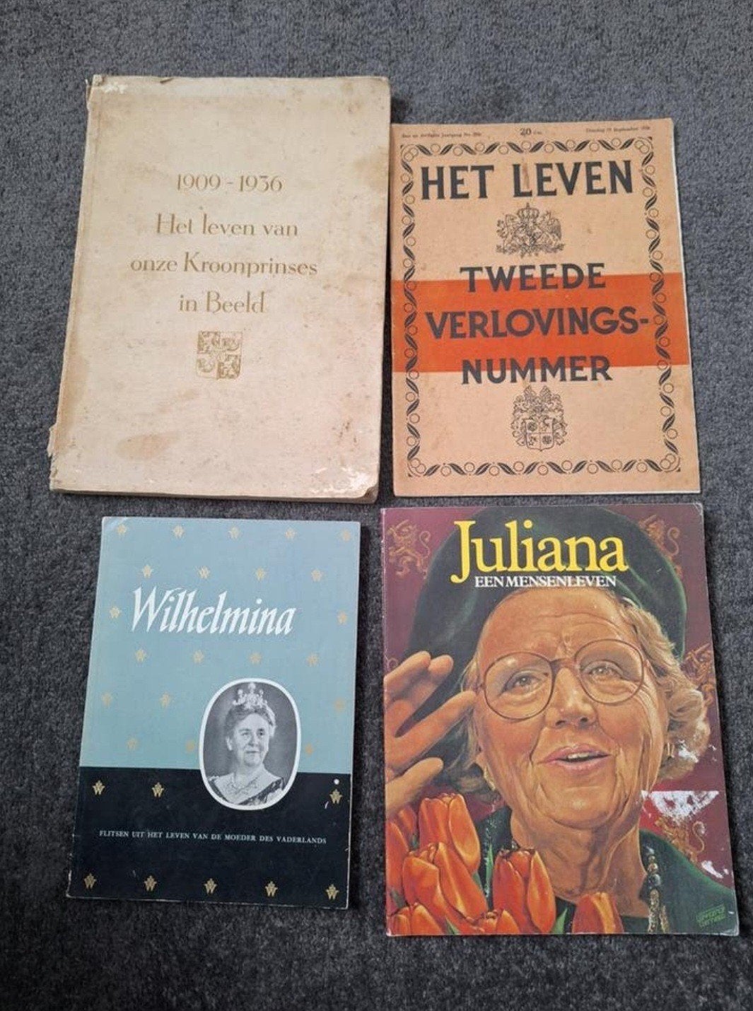 Koninklijke Boeken: Wilhelmina, Juliana & Kroonprinses, Verzamelen, Koninklijk Huis en Royalty, Gebruikt, Tijdschrift of Boek