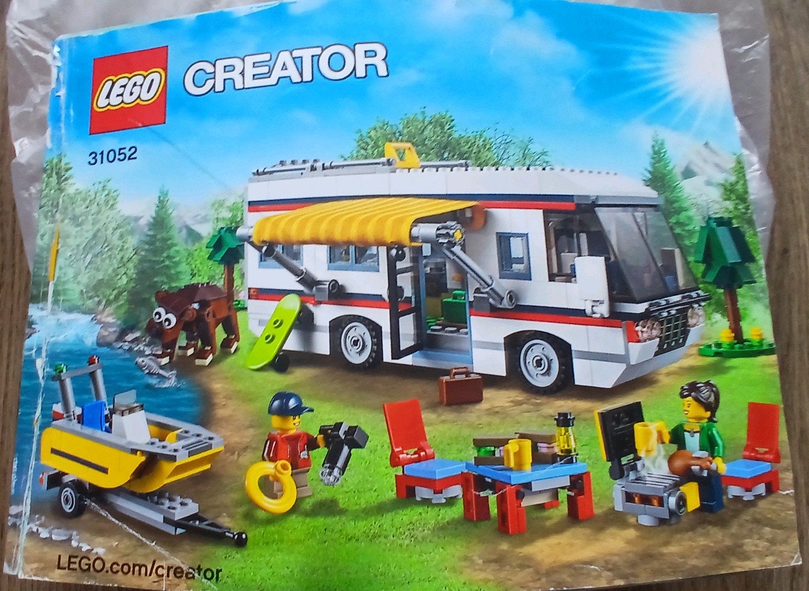 LEGO Creator 31052 Camper met handleiding, Lego, Ophalen of Verzenden, Zo goed als nieuw, Inclusief instructies
