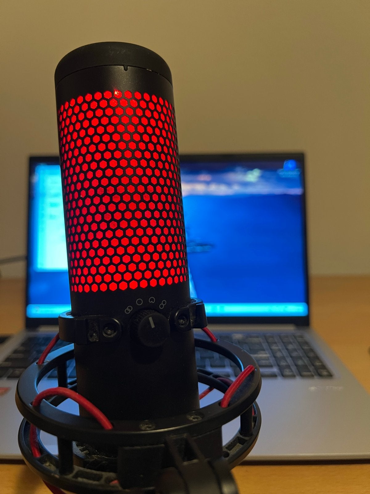 HyperX QuadCast S | Microfoon | USB, Ophalen of Verzenden, Zo goed als nieuw, Studiomicrofoon