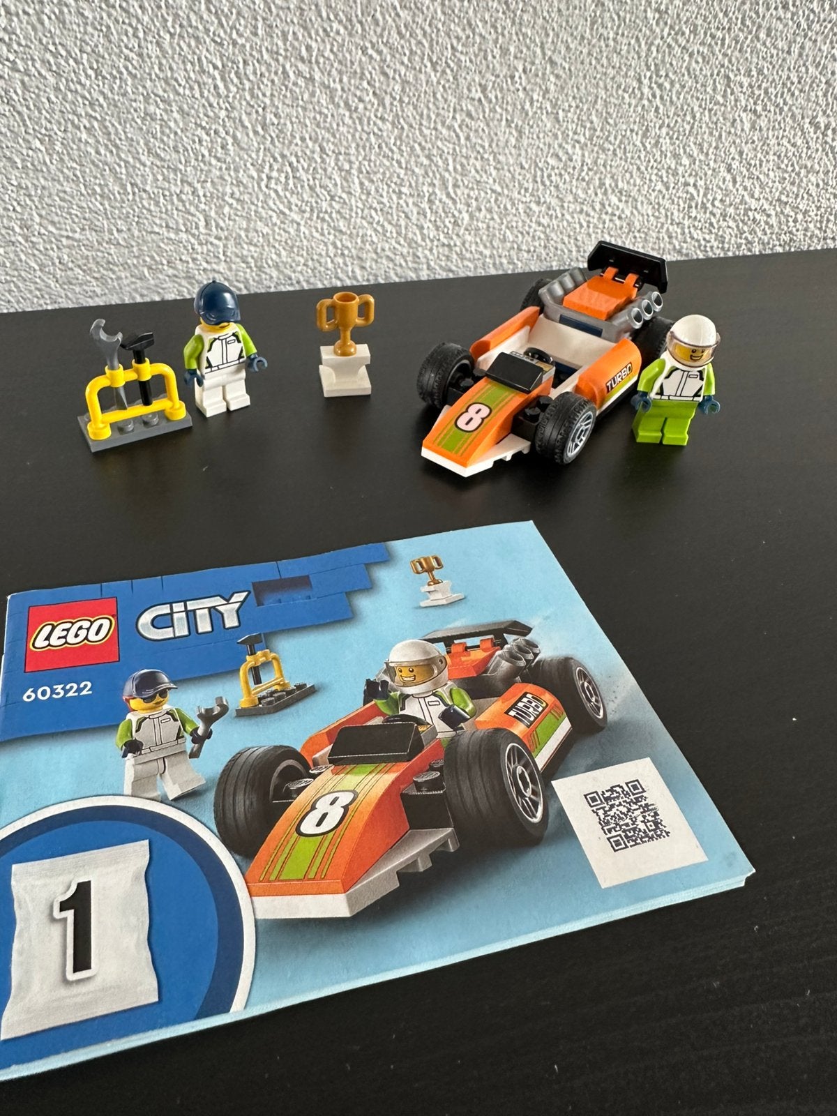 Lego City Racewagen 60322, City, Lego, Inclusief instructies, Ophalen of Verzenden