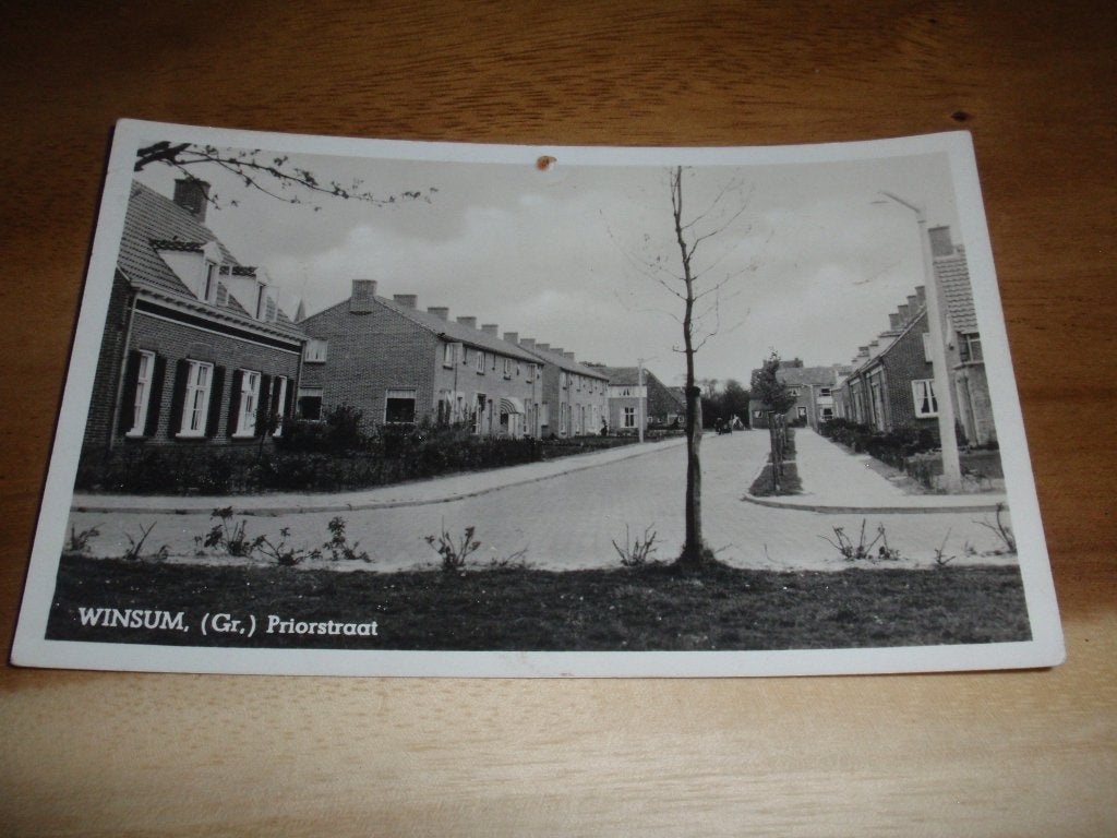 Winsum Priorstraat, Verzenden, 1940 tot 1960, Gelopen, Groningen
