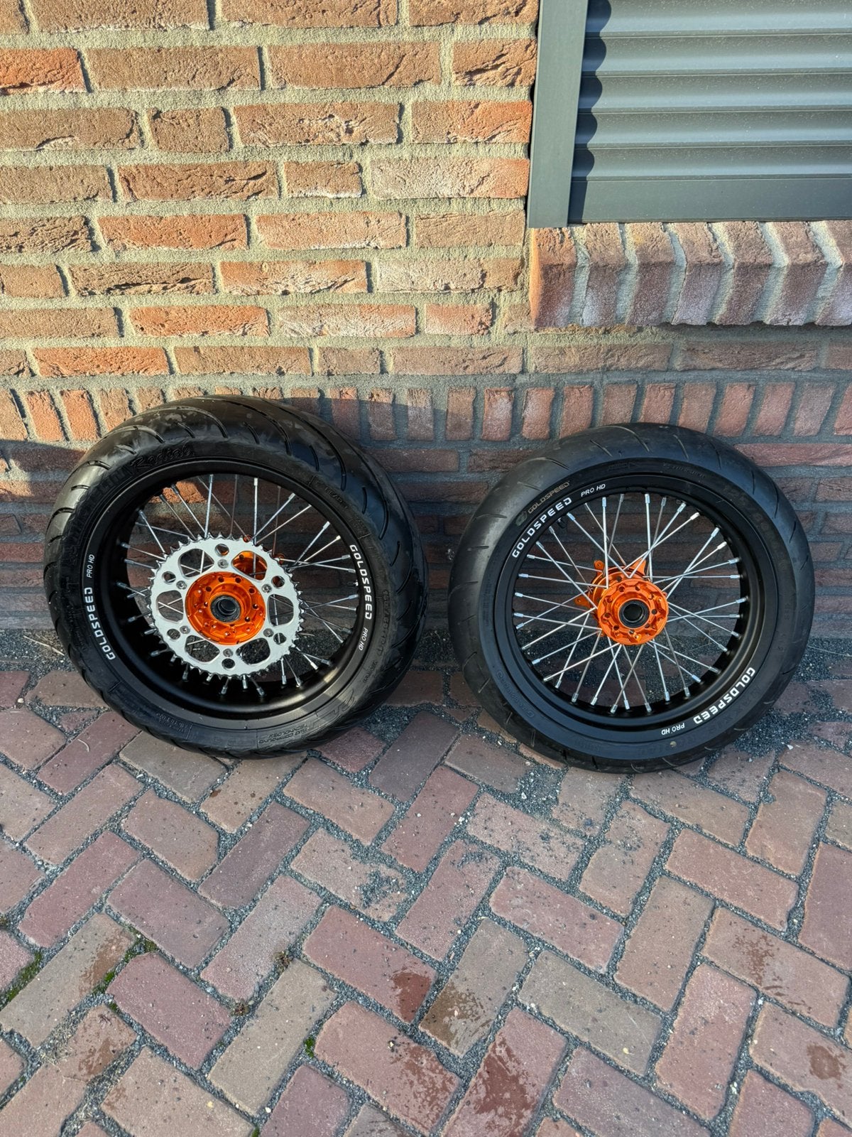 Goldspeed supermoto velgen KTM EXC, Motoren, Ophalen, Gebruikt