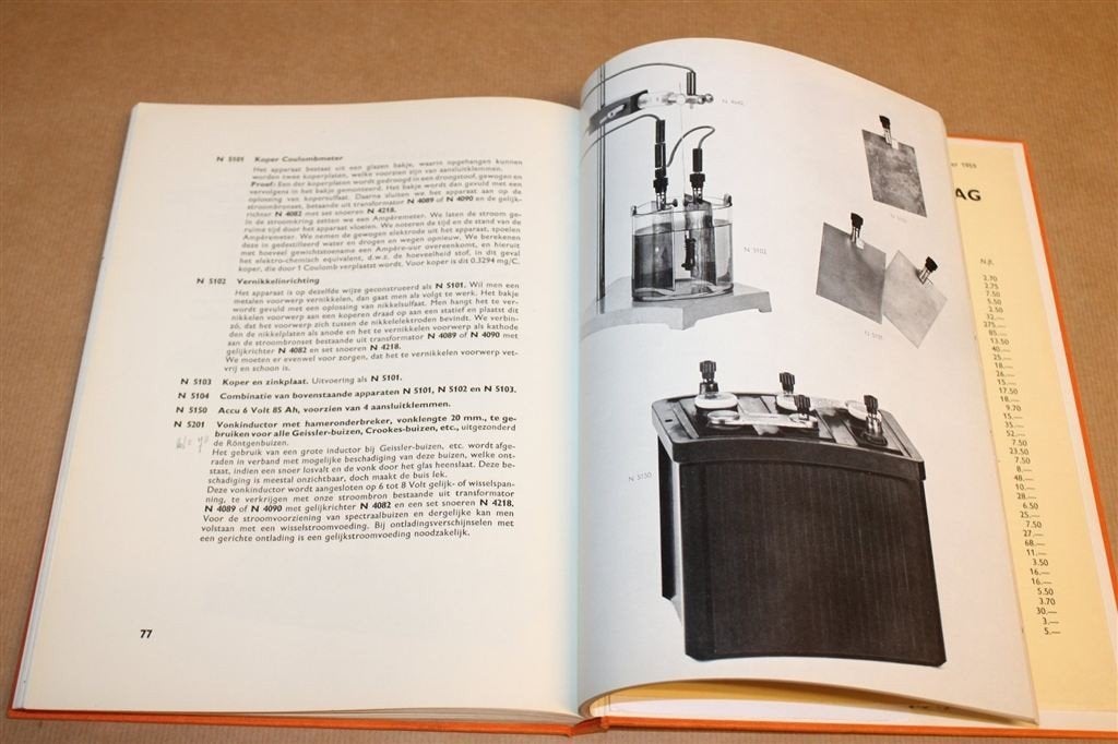 Tamson Catalogus —Natuurkunde Instrumenten 1959 + Prijslijst, Ophalen of Verzenden, Gelezen, Natuurwetenschap