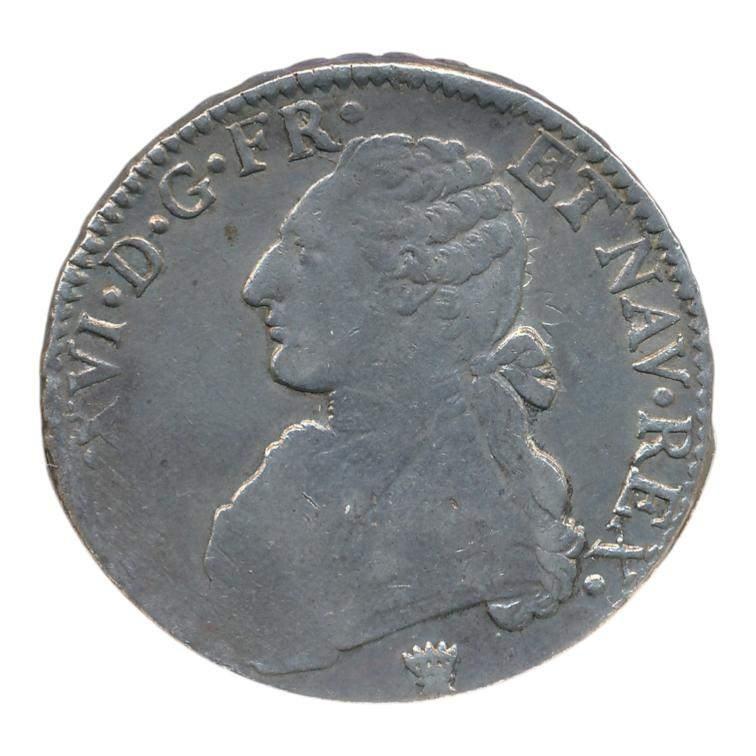 Frankrijk 1 Ecu 18e eeuw, Postzegels en Munten, Ophalen of Verzenden, Frankrijk, Losse munt