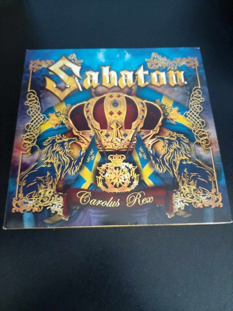 Sabaton: Carolus Rex, blue vinyl, 2012, nooit gedraaid!, Gebruikt, 2010 - 2019, Inclusief poster, Ophalen of Verzenden
