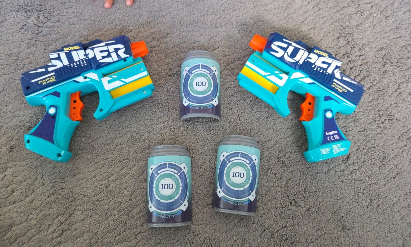 Nerf-achtig pistool met targets, Ophalen, Nieuw, Jongen of Meisje