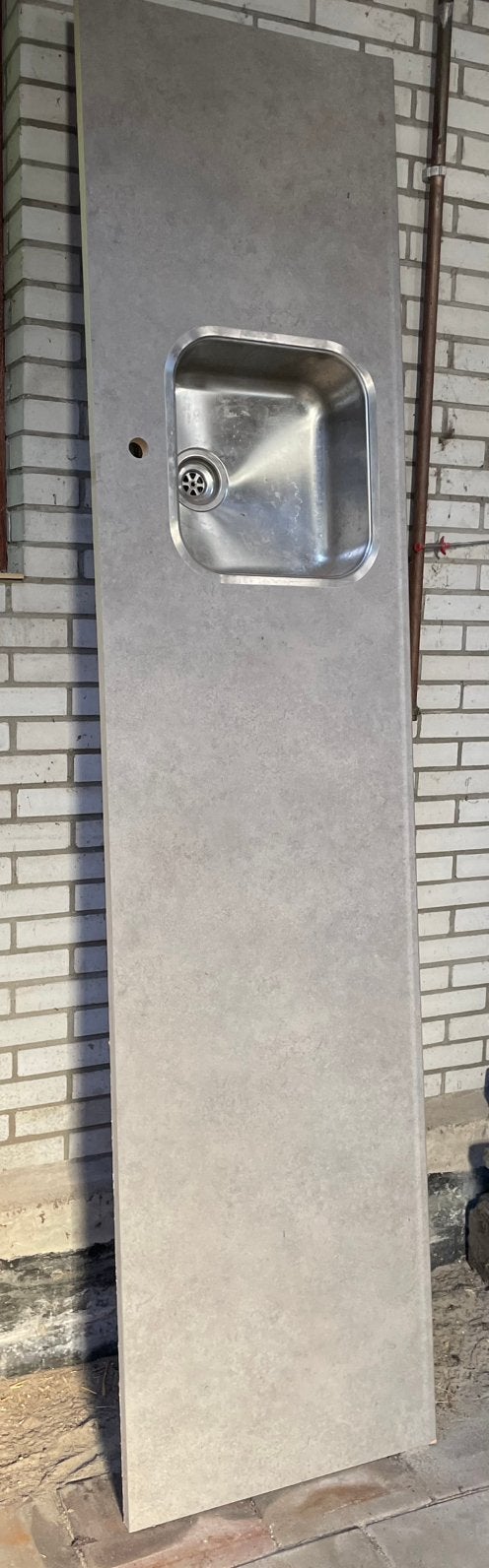 Keukenblad met spoelbak, Ophalen, Gebruikt