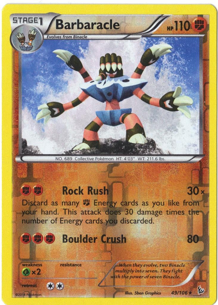 Flashfire,  Barbaracle [reverse] 49/106, Verzenden, Nieuw, Losse kaart