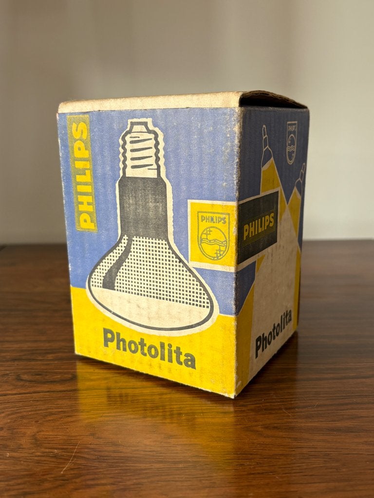 Philips " Photolita " verpakking Thorn EMI lamp Jaren '70, Verzamelen, Retro, Ophalen of Verzenden, Huis en Inrichting