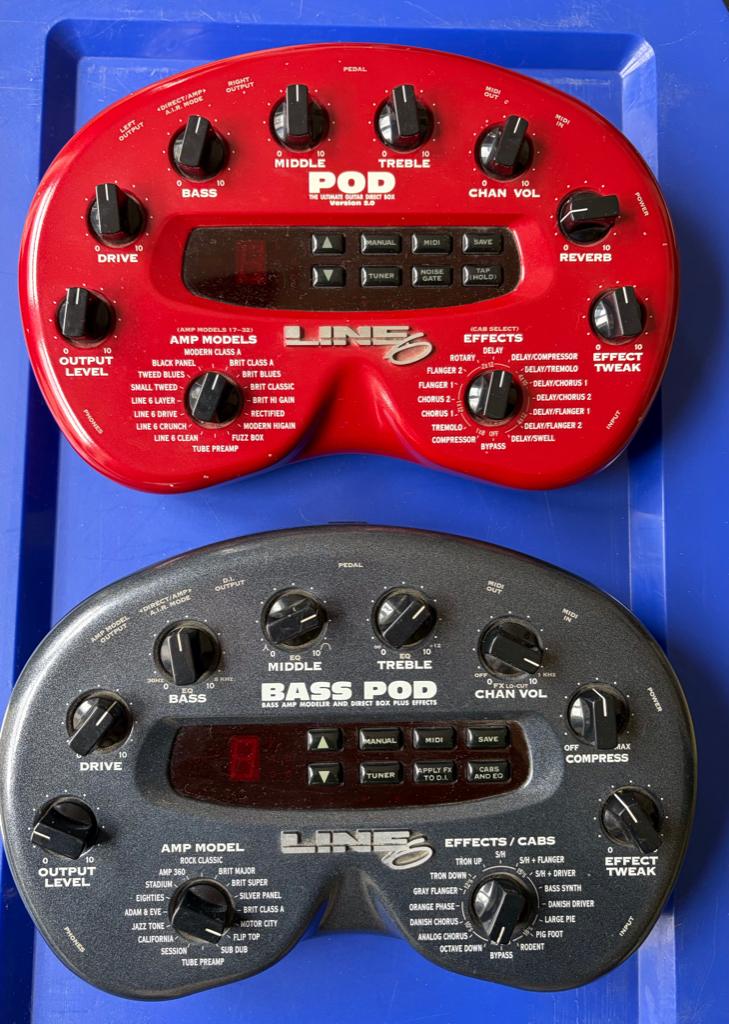 Line6 Bass Pod & Pod 2.0, Ophalen of Verzenden, Zo goed als nieuw, Delay of Echo