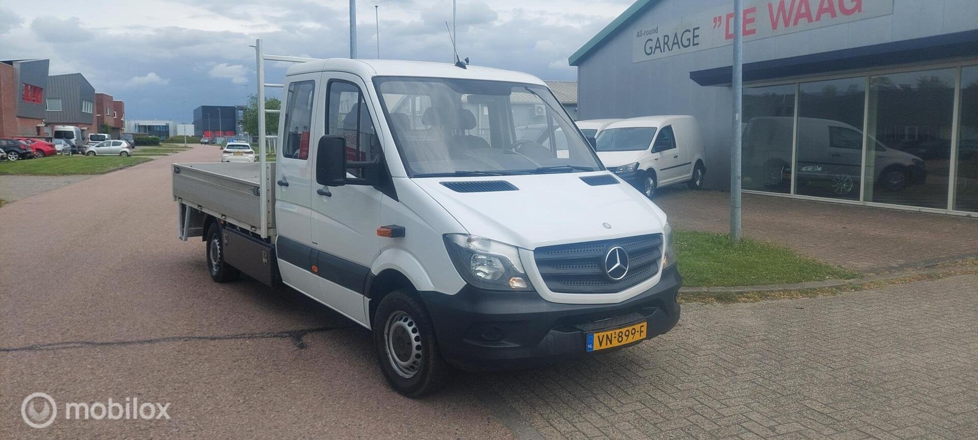 Mercedes Sprinter 313 CDI OPEN LAADBAK EURO6 3.5T TREKHAAK, 13 km/l, Gebruikt, Euro 6, 4 cilinders