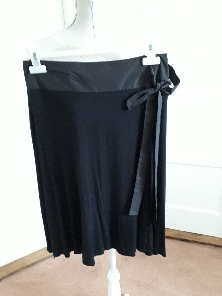 Mooie wikkelrok van Mart Visser       maat 36, Kleding | Dames, Zwart, Zo goed als nieuw, Maat 36 (S), Onder de knie