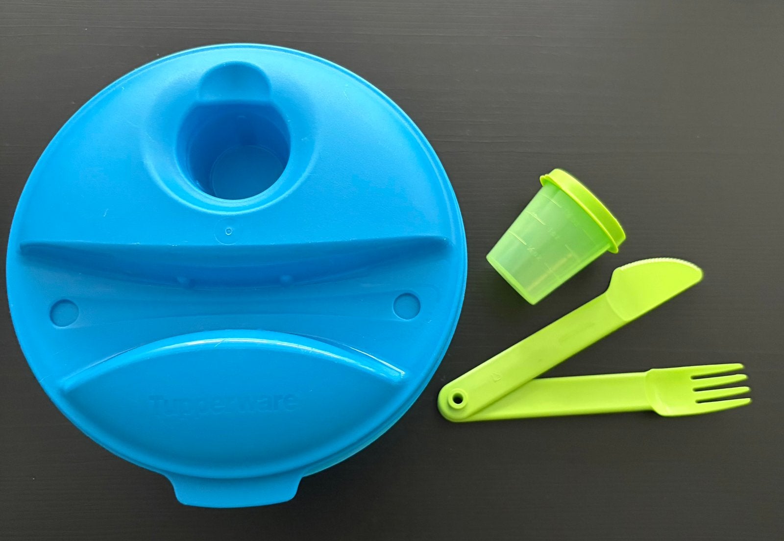 Tupperware Salade kom 1,5 Liter €15, BPA-vrij, Blauw, Nieuw, Ophalen of Verzenden