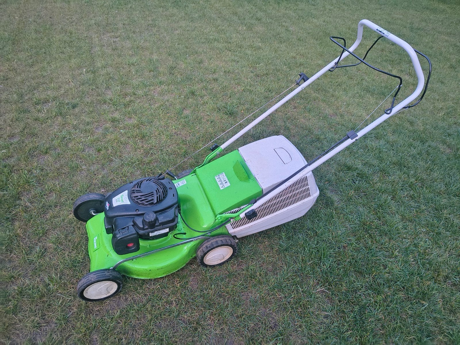 Viking MB 248.3 T Benzine Grasmaaier - Goede Staat, Tuin en Terras, Grasmaaiers, Ophalen, Gebruikt, Opvangbak, Benzine-grasmaaier