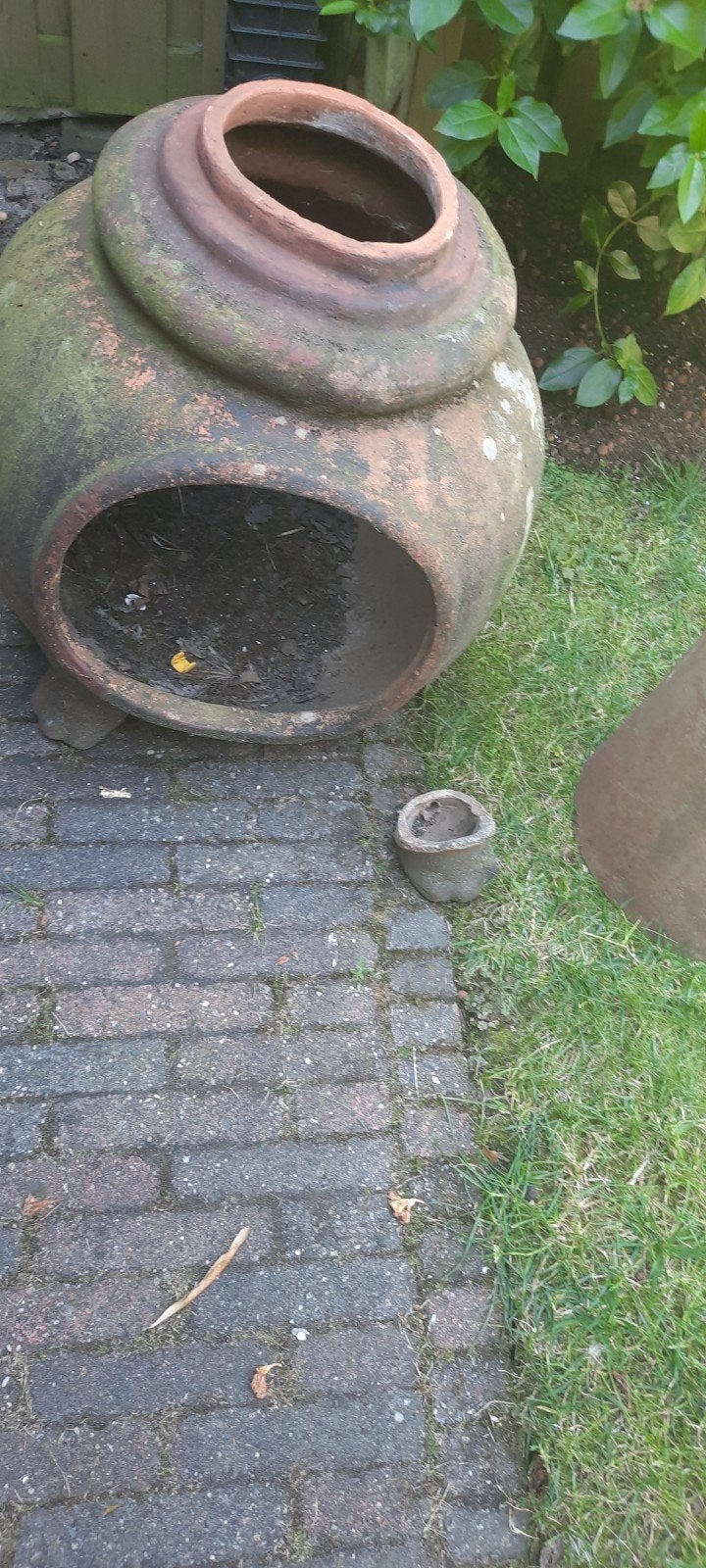 Terracotta Vuurkorf / Terrashaard, Tuin en Terras, Ophalen, Gebruikt, Vuurkorf