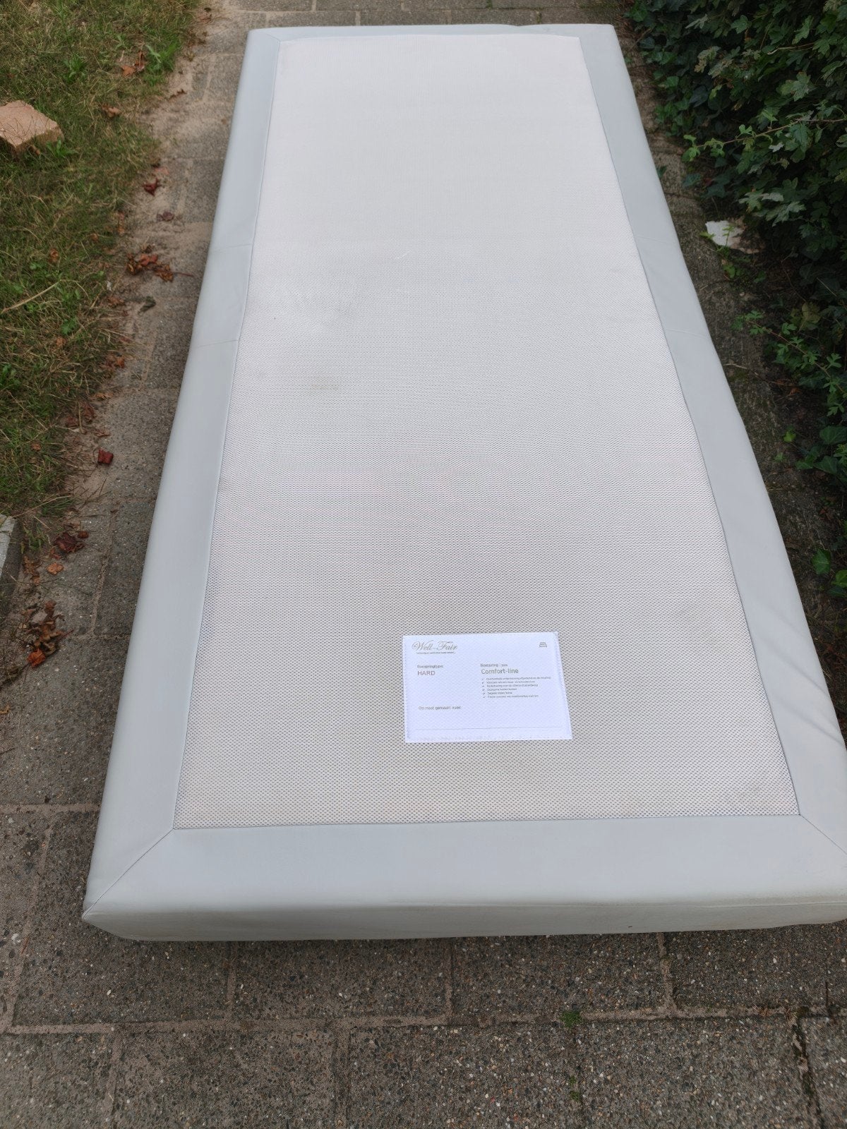 Elektrische verstelbare boxspring Well-fair 90x200cm, Ophalen, 90 cm, Eenpersoons, Zo goed als nieuw