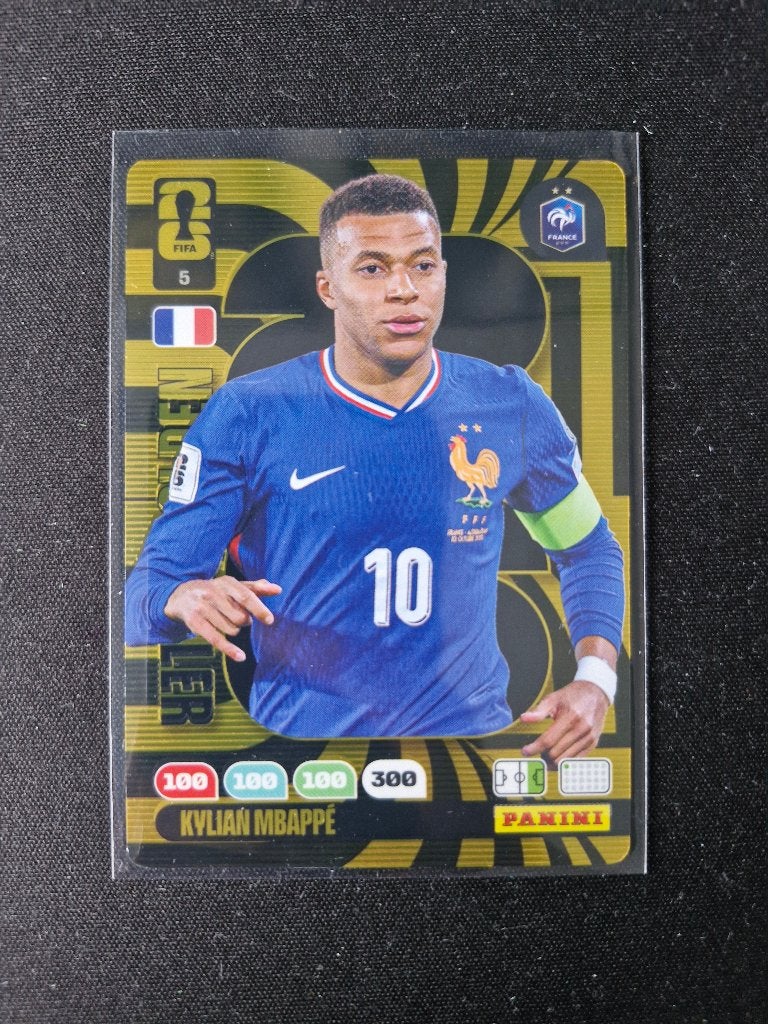 Golden Baller Kylian Mbappe - Panini Adrenalyn XL WK 2026, Ophalen of Verzenden, Zo goed als nieuw, Plaatje