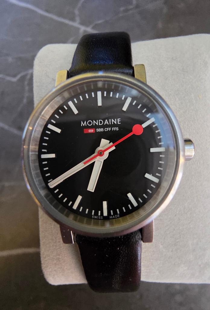 Mondaine Evo2, Overige merken, Leer, Staal, Polshorloge