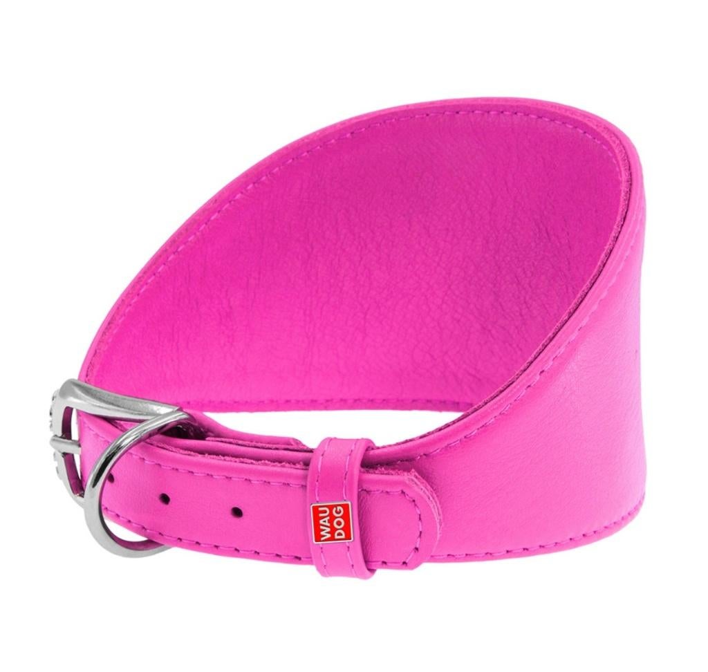 WAUDOG Glamour Halsband Windhond Roze Nek 26-32 cm KOOPJE!!!, Ophalen of Verzenden, Handgemaakt, Nieuw