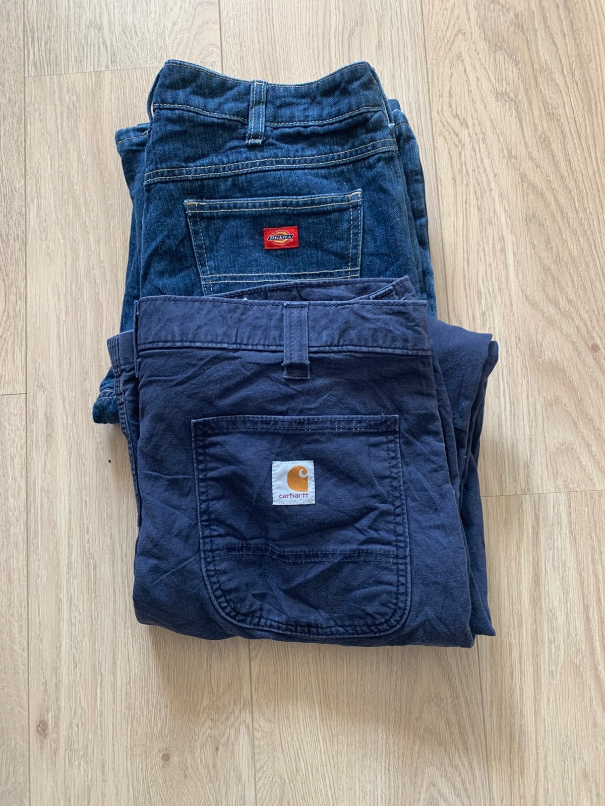 Carhartt en Dickies broeken - Set van 2, Kleding | Heren, Broeken en Pantalons, Ophalen of Verzenden, Gedragen, Maat 48/50 (M)