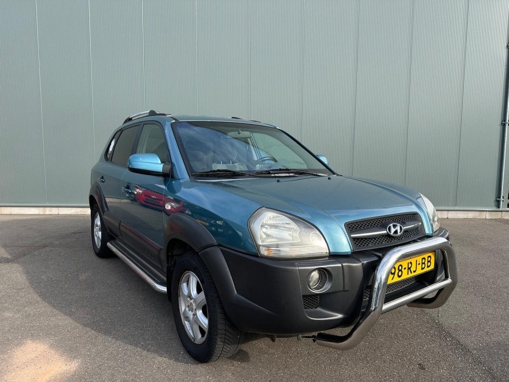 Hyundai Tucson 2.0i Dynamic AIRCO | NAP ! (bj 2005), 13 km/l, 142 pk, 4 cilinders, Blauw