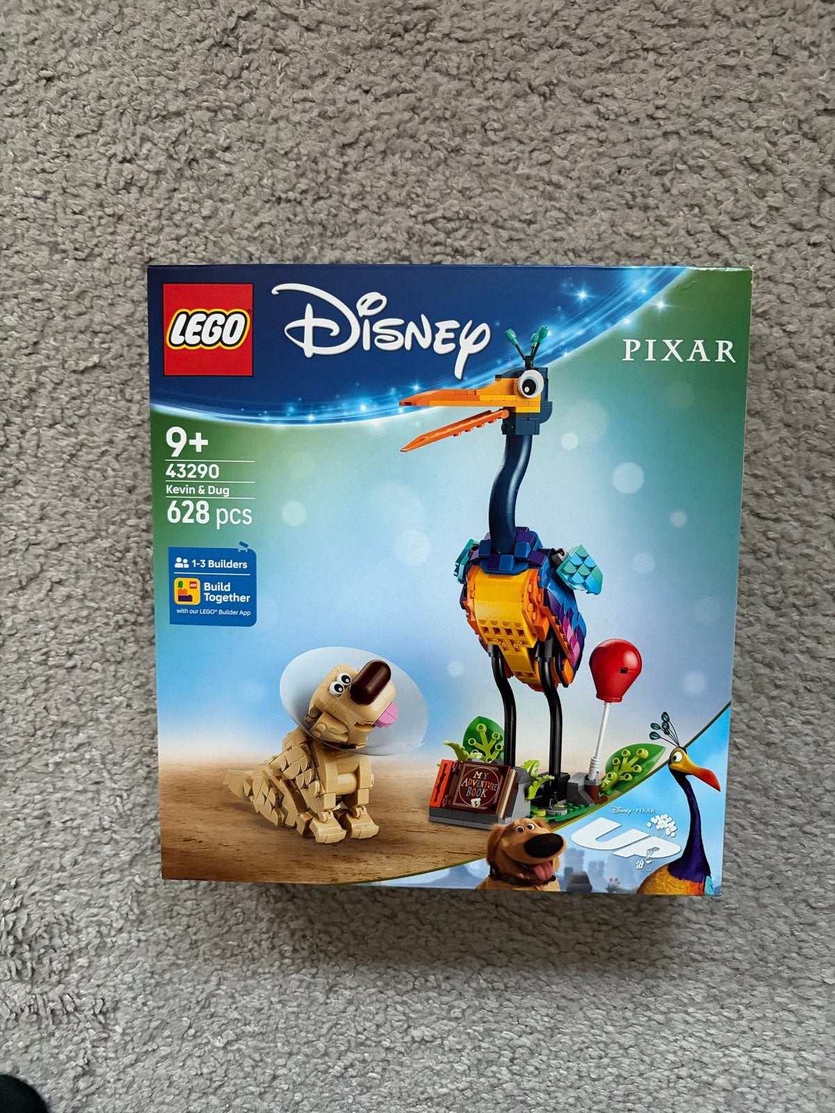 LEGO Disney Pixar Up Kevin & Dug (43290) - Nieuw in doos, Lego, Denemarken, Nieuw, Ophalen of Verzenden
