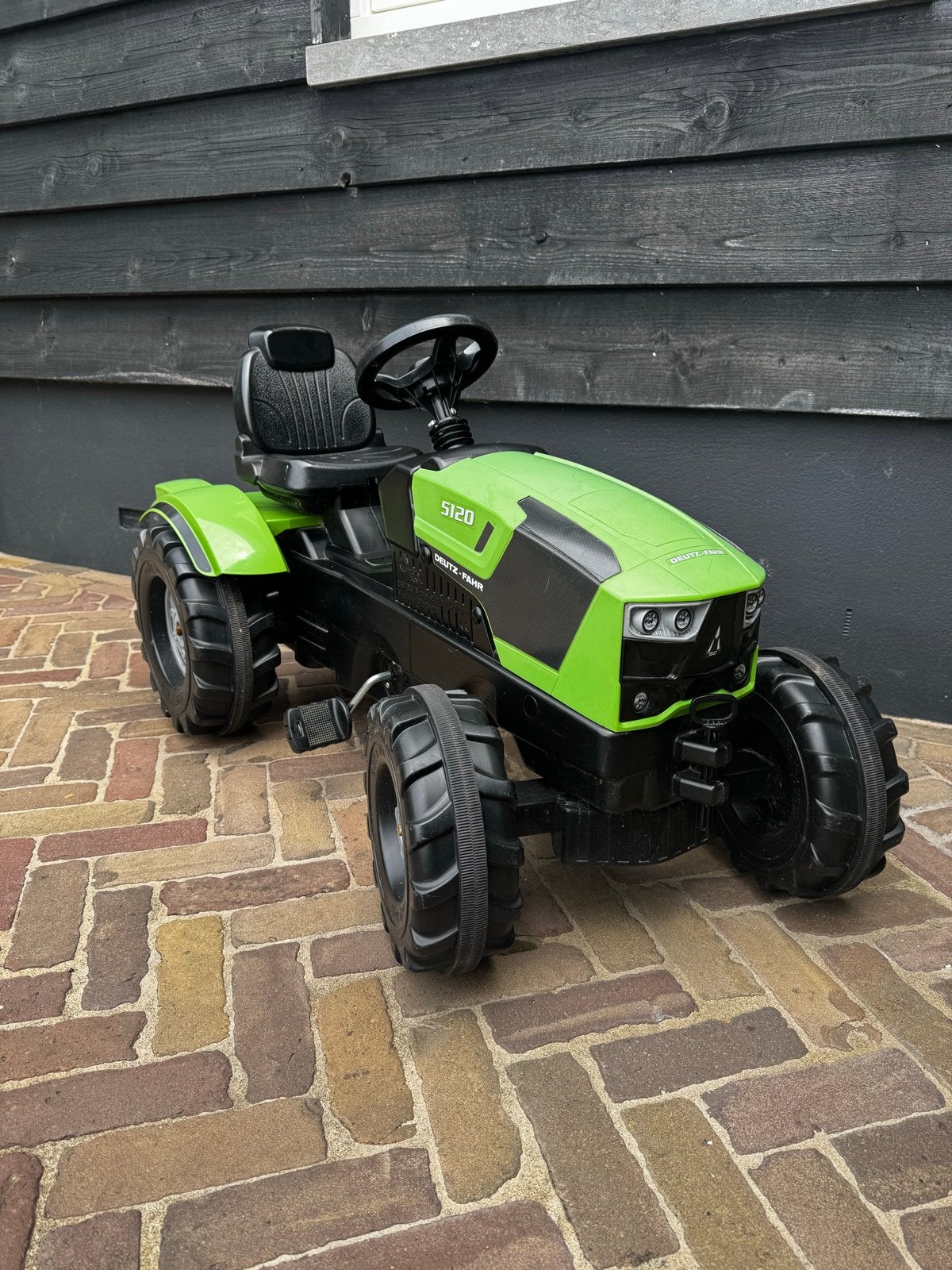 Rolly Toys Farmtrac Deutz-Fahr 5120 traptractor groen, Ophalen, Gebruikt, Trapvoertuig