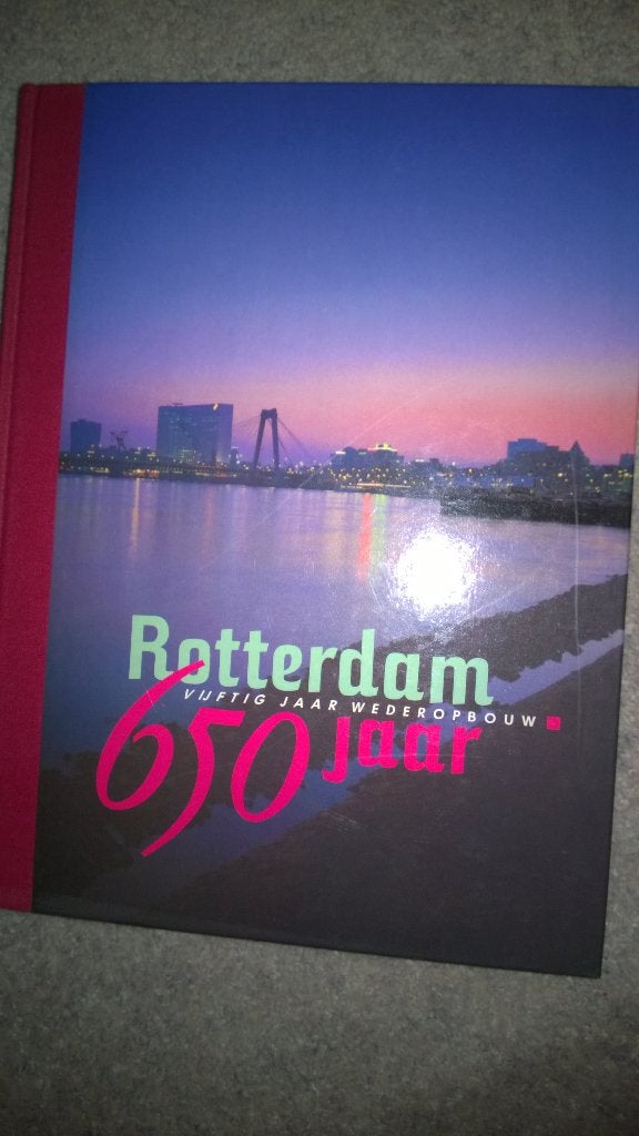 Boek - 402 - Rotterdam 650 jaar, Ophalen of Verzenden, Zo goed als nieuw