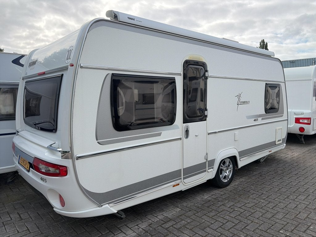 Fendt Tendenza 465 SFB Mover/Luifel/Fietsdr., Caravans en Kamperen, Caravans, Rondzit, Bedrijf, Schokbreker, Overige typen