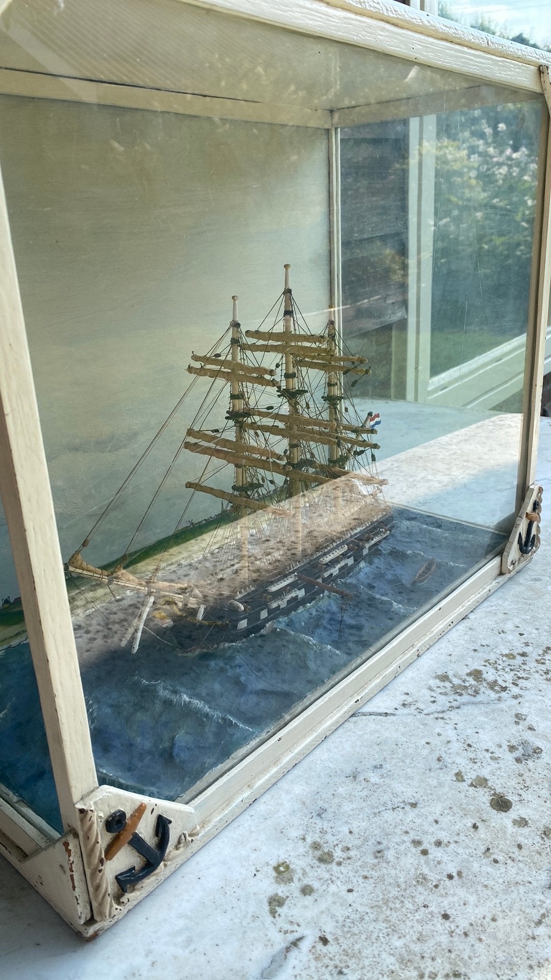 Abel Tasman scheepsmodel nautisch marine diorama antiek, Ophalen