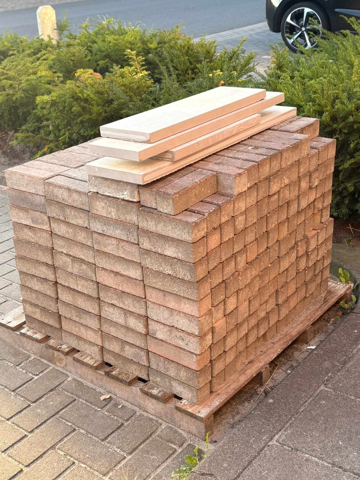 Teab klinkers en terrastegels, Ophalen, Gebruikt, Klinkers, 10 m² of meer