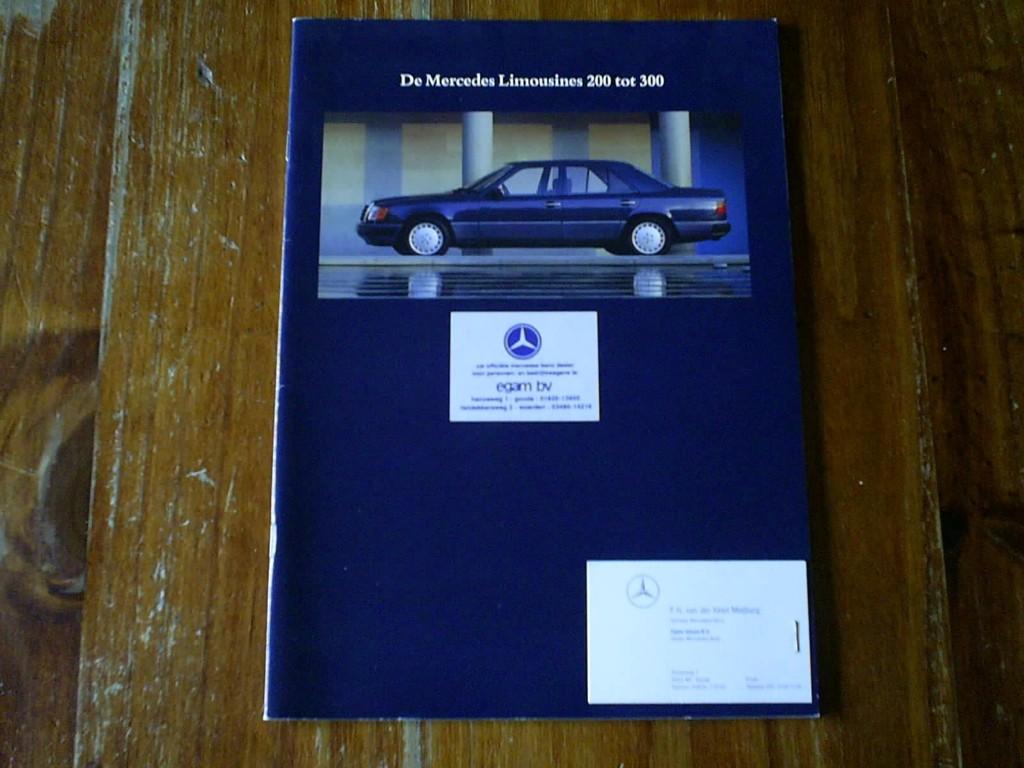 De Mercedes Limousines 200 tot 300 [ 9 / 1991 ], Verzenden, Zo goed als nieuw, Mercedes