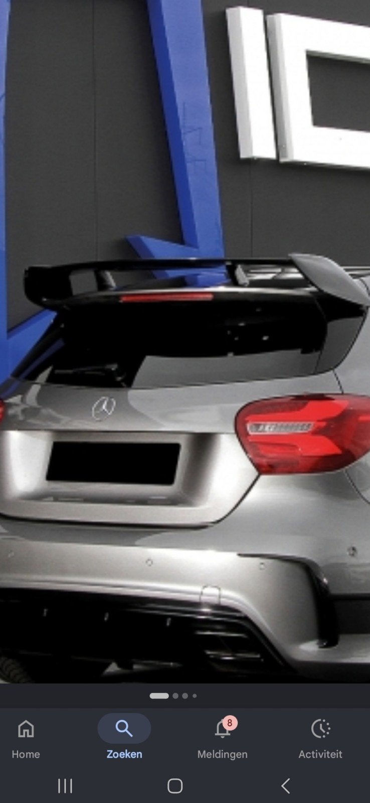 Mercedes A-Klasse spoiler, Ophalen of Verzenden, Nieuw, Achter, Achterklep