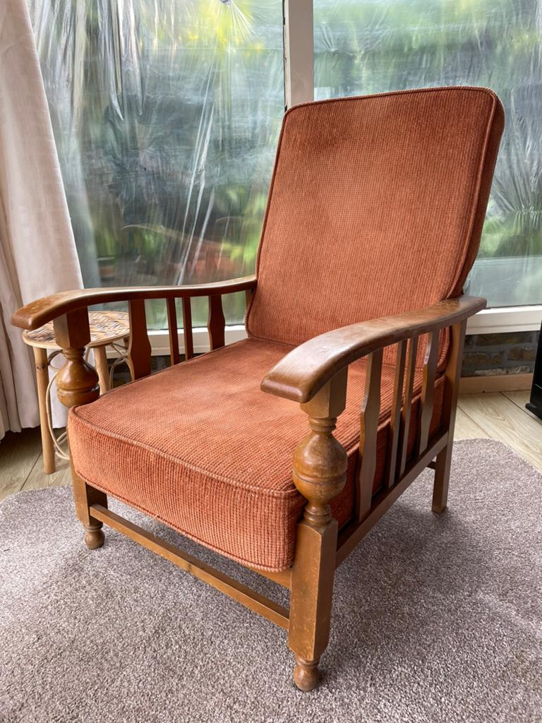 Rokersstoel, Ophalen, 75 tot 100 cm, Stof, 75 tot 100 cm