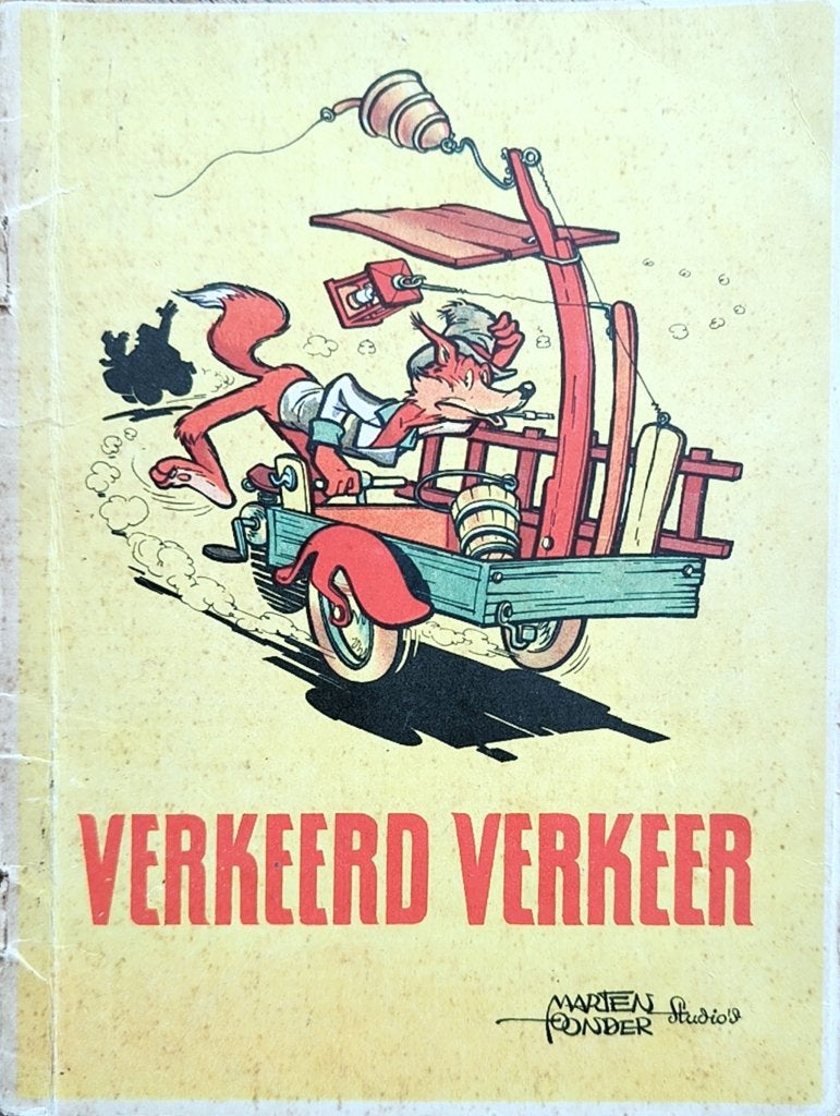 Leuk mapje Marten Toonder - Verkeerd verkeer !, Ophalen of Verzenden