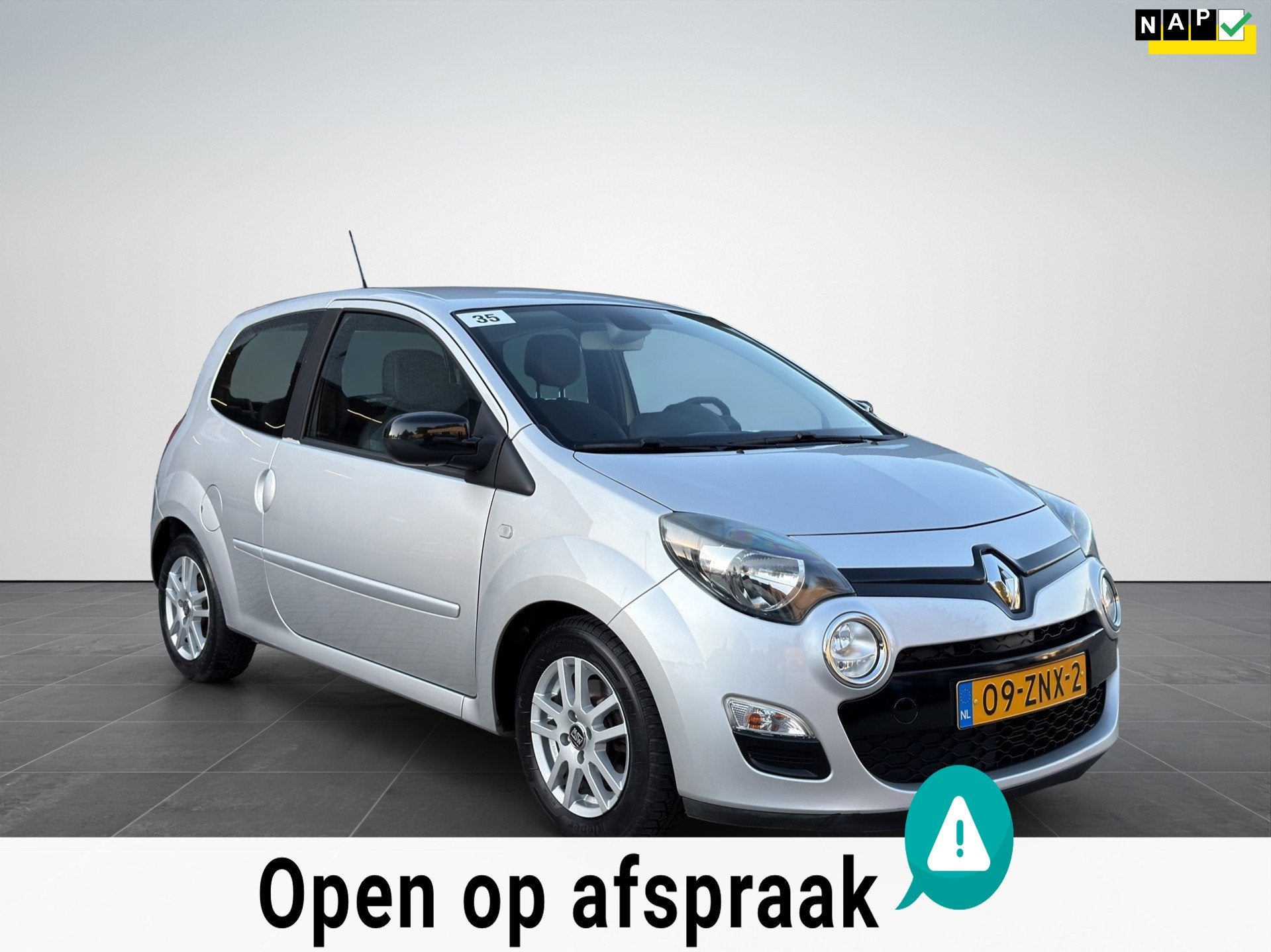 Renault Twingo 1.2 16V Dynamique Automaat|Airco|Cruise|NAP, Euro 5, Twingo, Gebruikt, 31 €/maand