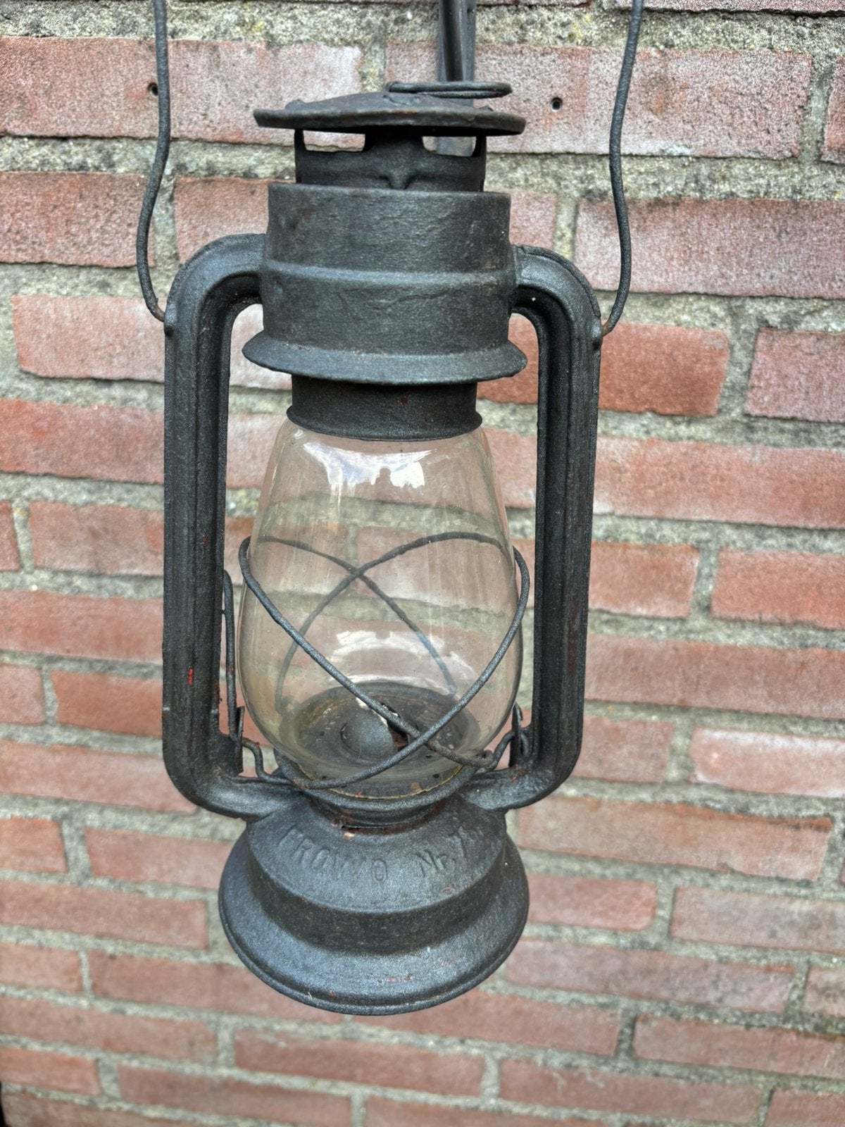 Frowo 75 stormlamp, lantaarn, olielamp, petroleumlamp, Antiek en Kunst, Ophalen of Verzenden