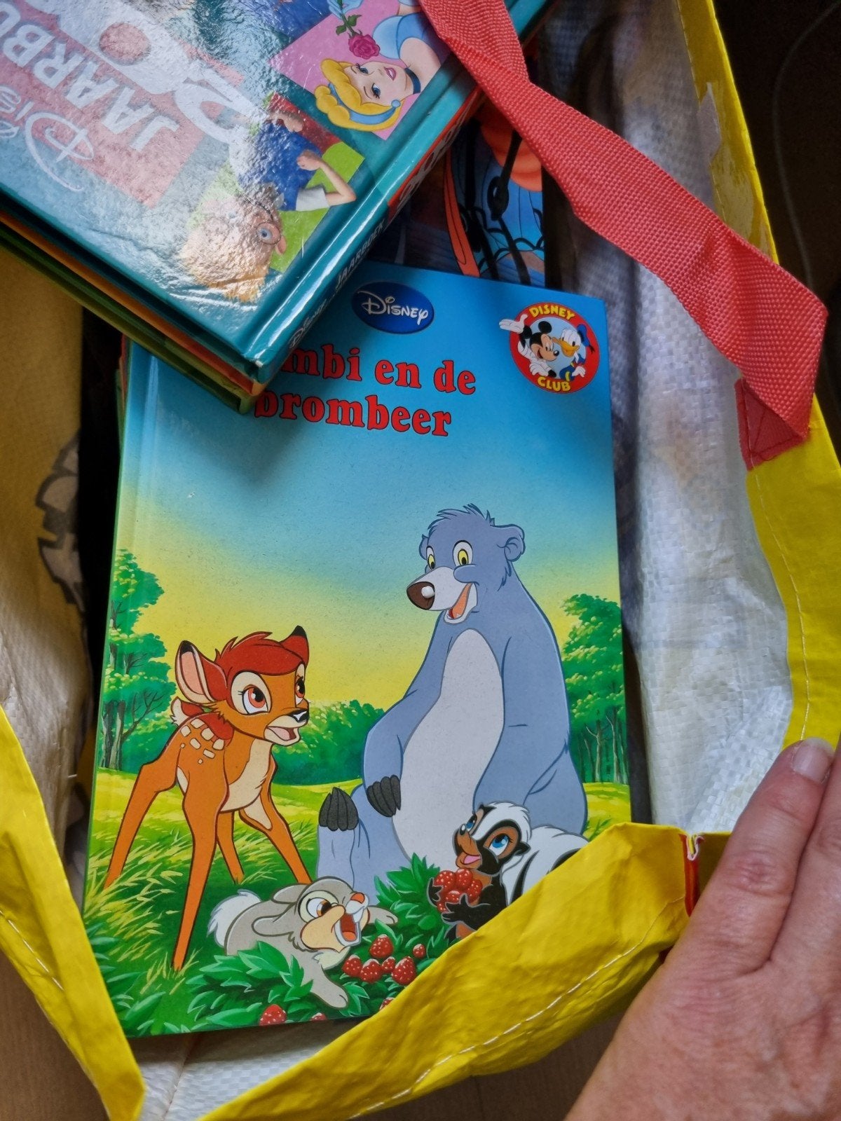 Tas vol Disney boeken met luister CD's - 3 jaar, Ophalen, Zo goed als nieuw, 3 tot 4 jaar