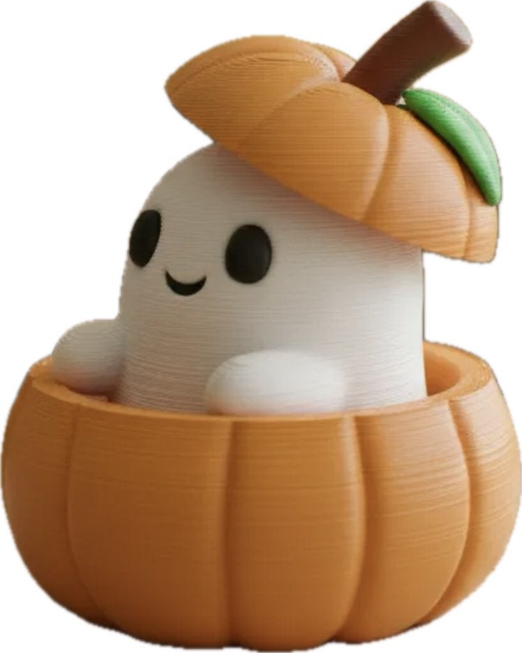Schattig Spookje in Pompoen - Halloween Decoratie, Ophalen of Verzenden, Nieuw