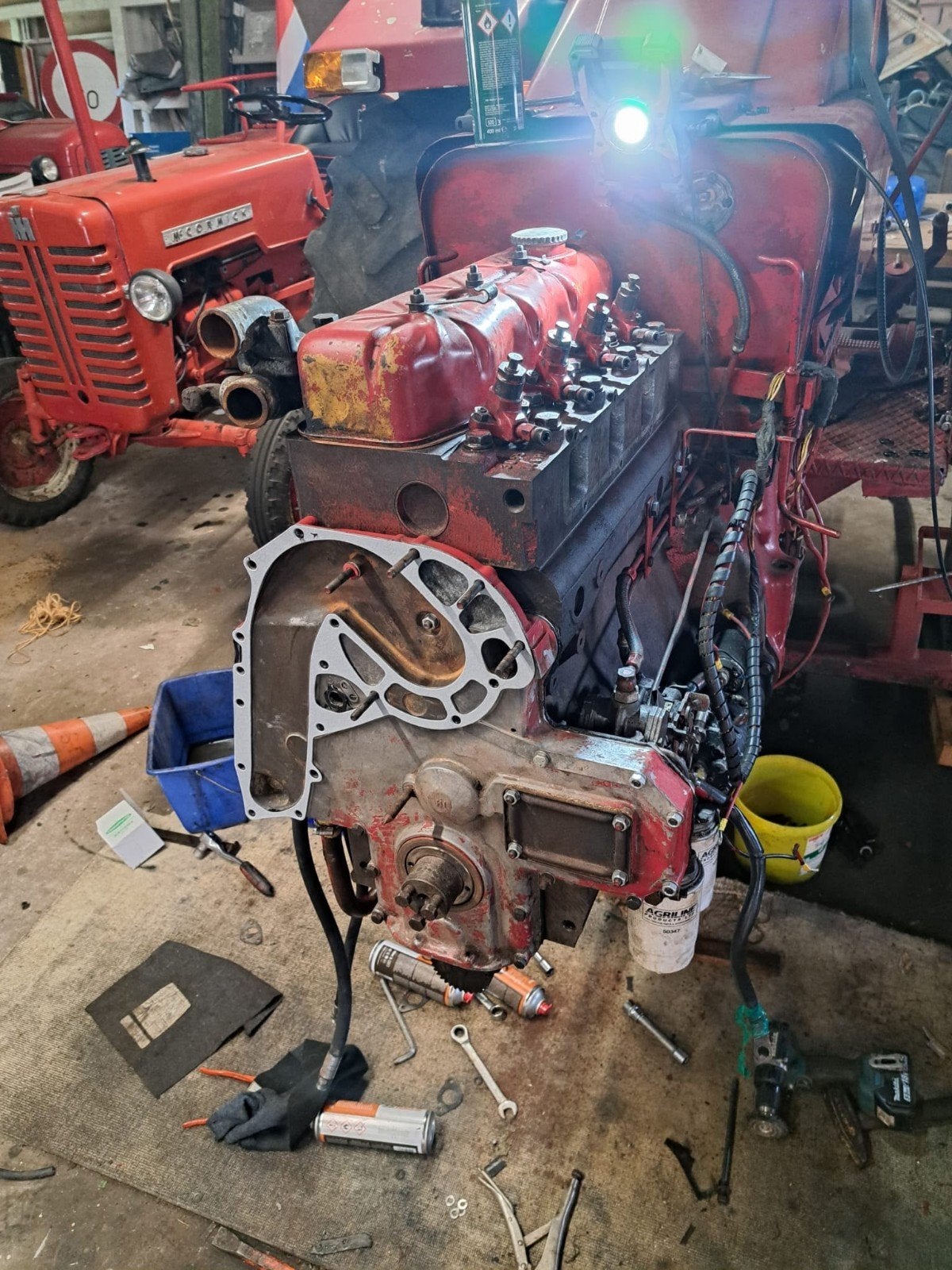 Monteur reparatie werk tractor PK trekker landbouw agrarisch, Ophalen of Verzenden