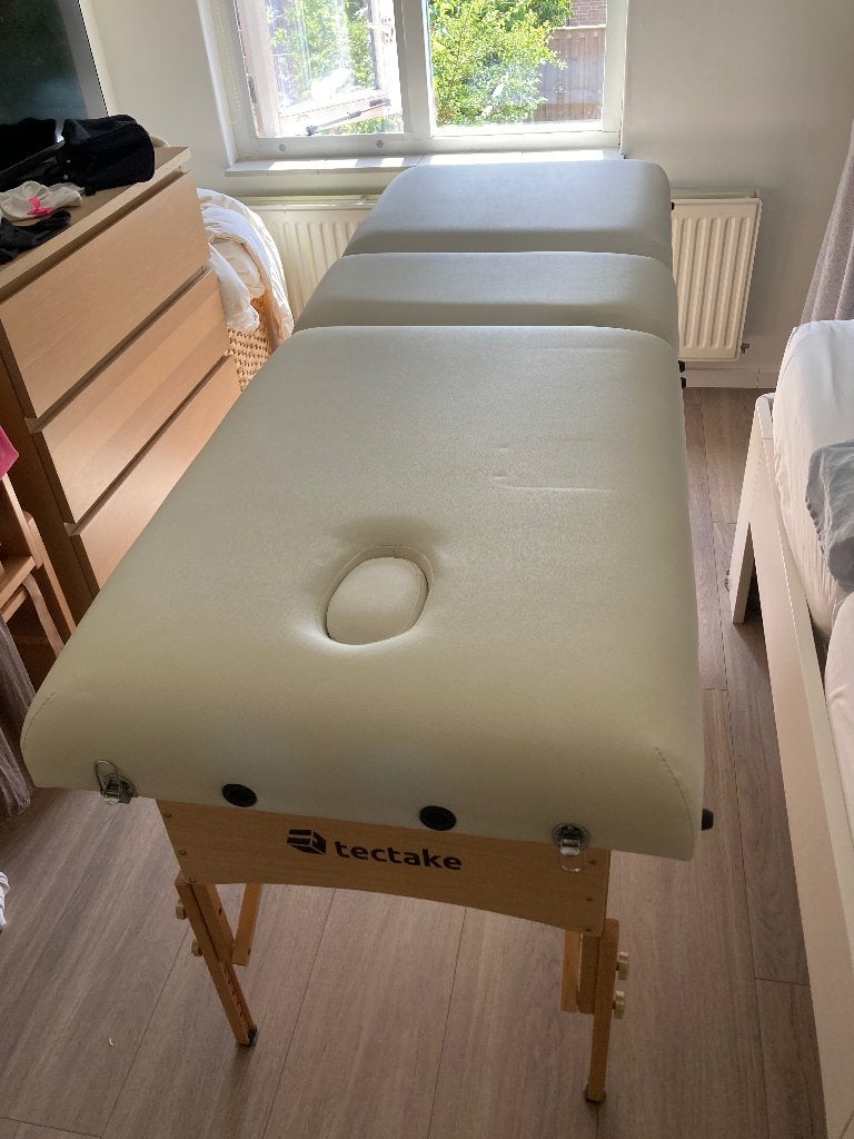 Tectake massage tafel, Ophalen, Gebruikt, Massagetafel