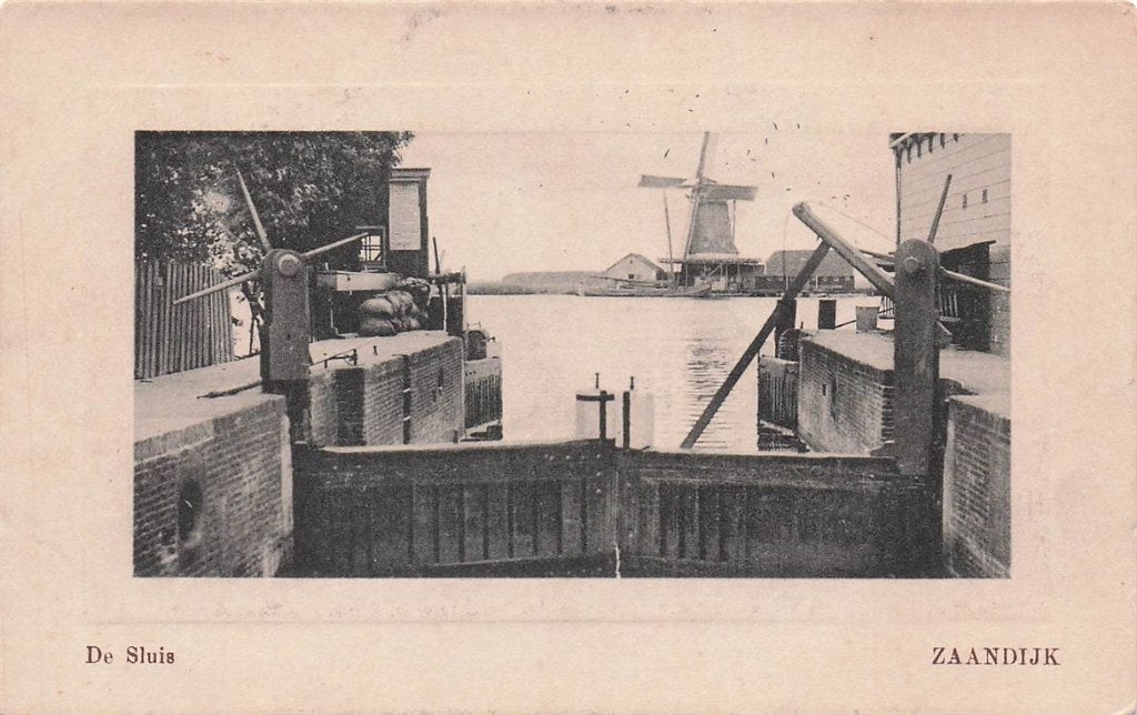 703-012-017 De Sluis Zaandijk, Verzenden, Voor 1920, Noord-Holland