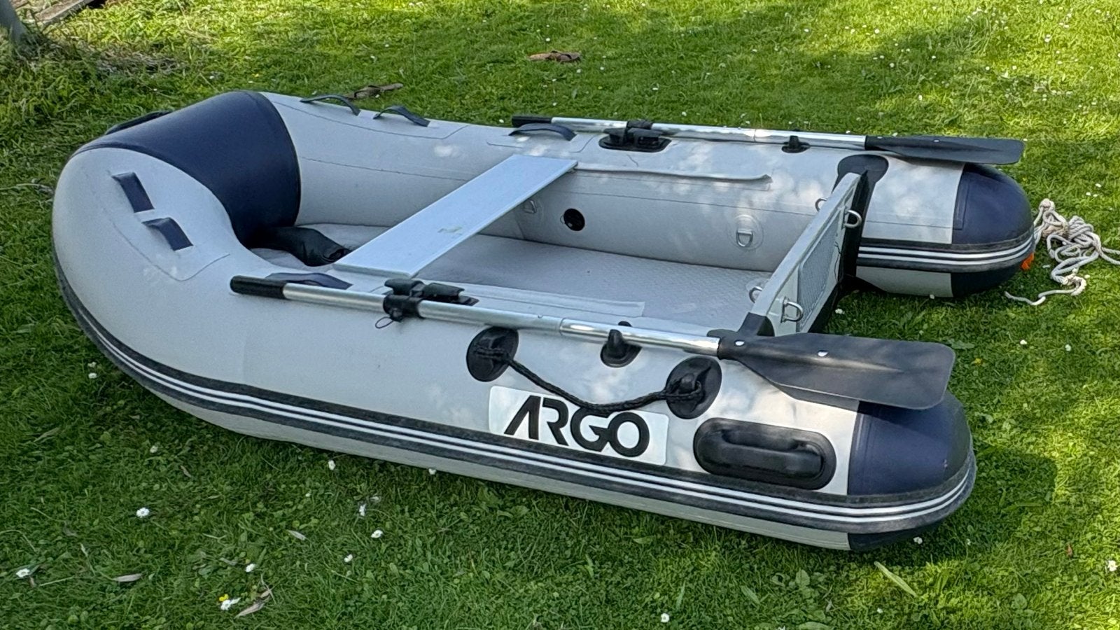 Argo Opblaasboot SD 230 met peddels en pomp, Airdeck, 2 m, Overige brandstoffen, 4 pk