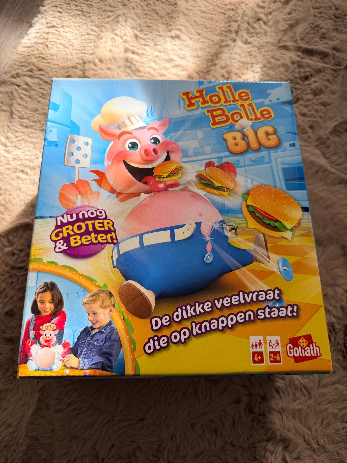 Holle Bolle Big - Het leuke familiespel van Goliath, Drie of vier spelers, Ophalen of Verzenden, Gebruikt