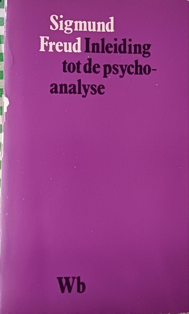 Inleiding tot de psychoanalyse - Sigmund Freud, Boeken, Psychologie, Gelezen, Klinische psychologie, Ophalen of Verzenden