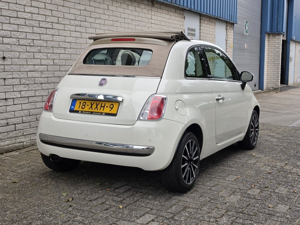 Fiat 500C 0.9 TwinAir Lounge Airco/Leder Nw APK ✅, 945 kg, Euro 5, 86 pk, Gebruikt