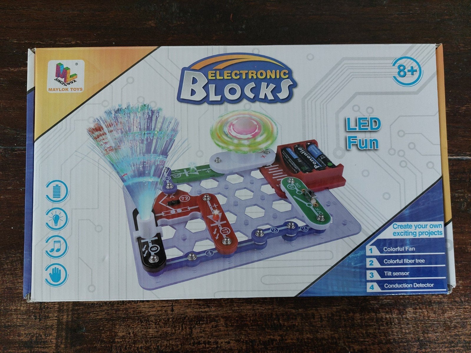Electronic Blocks nr 108 - electro bouwset, Ophalen of Verzenden, Zo goed als nieuw, Elektronica, Met licht
